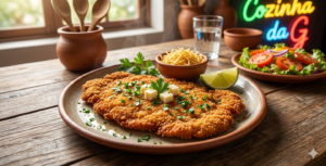 🥩✨ Bife à Milanesa Completo: O Sabor Defumado da Nossa Terra! ✨ 🍲🌾✨ 😍
