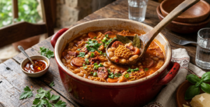 🍲 Dobradinha Tradicional e Cremosa: O Segredo da Vó em Casa! 🍲🥓✨