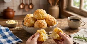 🧀 Pão de Queijo com Muçarela: O Abraço Mineiro na Sua Boca! 🧀✨ ❤️☕