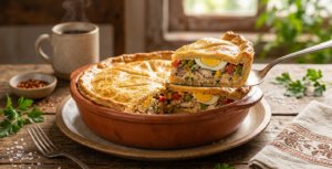 🥧 Torta de Sardinha Mineira: Fofinha, Recheada e Irresistível! 🥧🐟✨