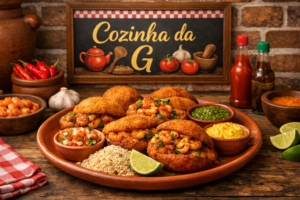 Acarajé Mineiro (Bolinho de Milho com Recheio de Queijo e Torresmo) 🌽🧀🥓