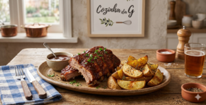 Costela Suína com Batatas Rústicas Temperadas 🍖🥔🔥